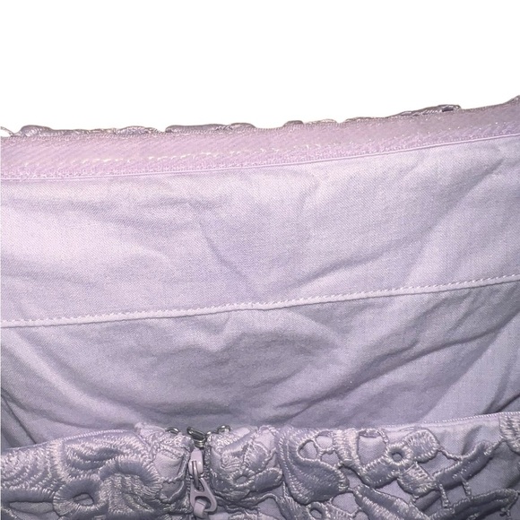 ASOS Warehouse Lilac Lace Midi Dress – Size 10 - Picture 5 of 9